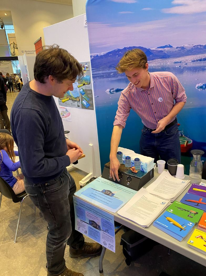 The Ryme team at their Greenland Science Week stand in Nuuk