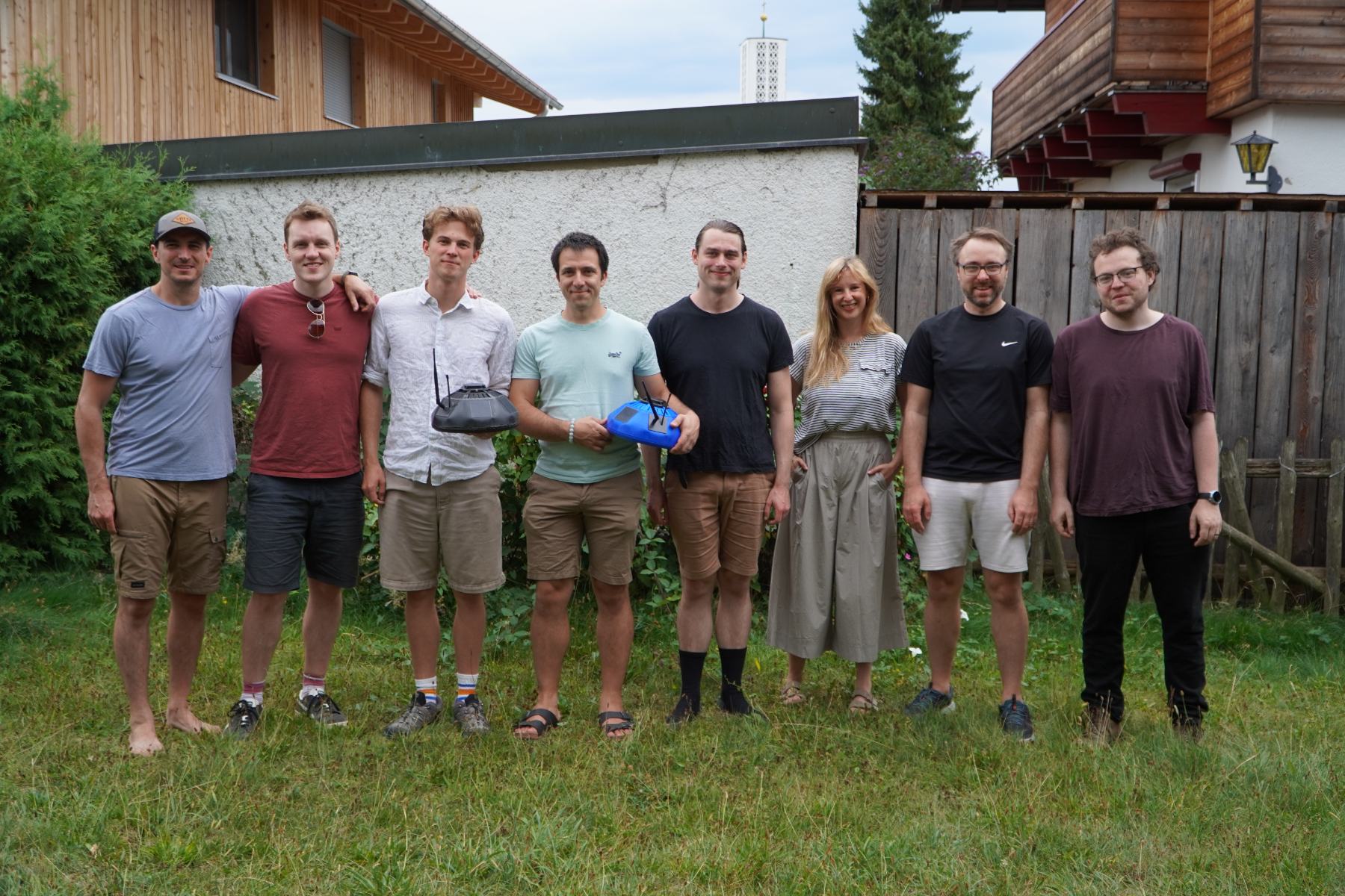 The Ryme team with two Basestation prototypes